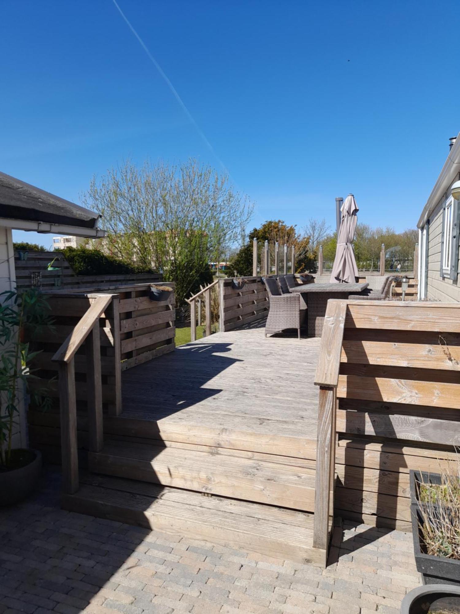 Chalet Makkum C99B Met Prive Gelegen Tuin Aan Het Water Exterior photo